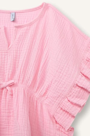 DeFacto Müslin Fırfırlı Kaftan Kız Bebek H1818A526HSPN253