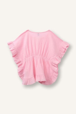DeFacto Müslin Fırfırlı Kaftan Kız Bebek H1818A526HSPN253