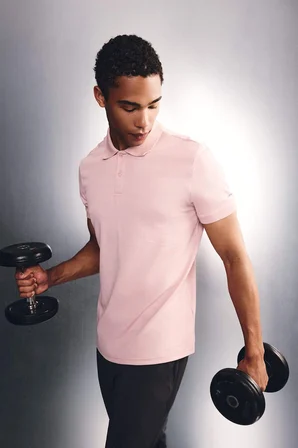 DeFacto Slim Fit Polo Yaka Sporcu Pike Kısa Kollu Tişört D9779AX26SPPN703