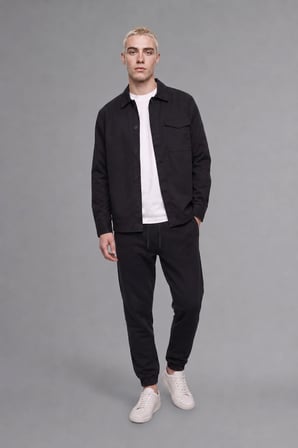 DeFacto Slim Fit Bağcıklı Fermuar Cepli Pike Jogger Eşofman Altı E9427AX26AUBK81