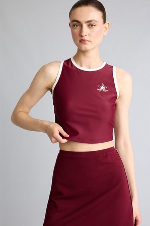 DeFacto Crop Top Baskılı Bisiklet Yaka Sporcu Atlet H2001AX26AUBR115