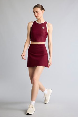 DeFacto Crop Top Baskılı Bisiklet Yaka Sporcu Atlet H2001AX26AUBR115
