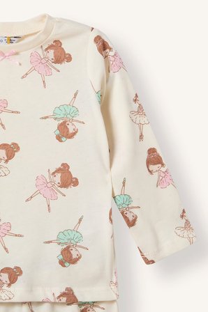 DeFacto %100 Pamuk Uzun Kollu Sweatshirt Elastik Belli Eşofman Altlı 2'li Takım Erkek Bebek H5617A526AUGR52