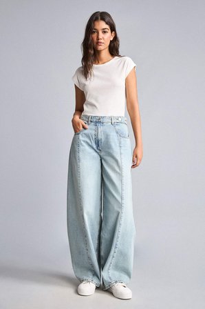 DeFacto %100 Pamuk Barrel Fıt Jean Pantolon H6906AX26AUNM39