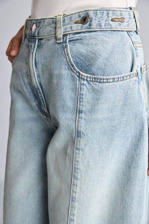 DeFacto %100 Pamuk Barrel Fıt Jean Pantolon H6906AX26AUNM39