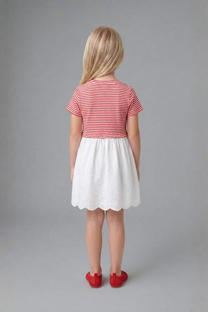 DeFacto Çizgili Elbise Kız Bebek H2172A526SMRD63