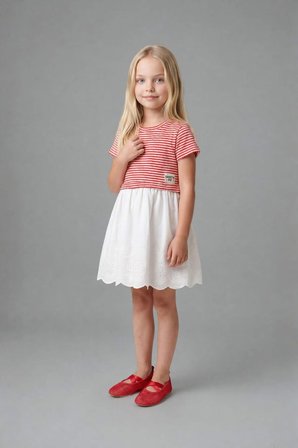 DeFacto Çizgili Elbise Kız Bebek H2172A526SMRD63