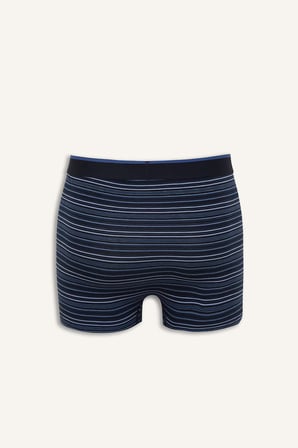 DeFacto Regular Fit Çizgili ve Düz 3'lü Boxer I4019AX26AUNV30