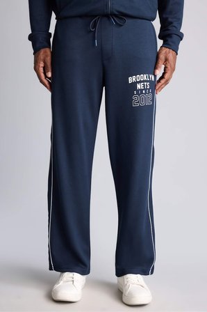 DeFacto NBA Lisanslı Brooklyn Nets Relax Fıt Skuba Dalgıç Kumaş Jogger Eşofman Altı H7758AX26AUNV253