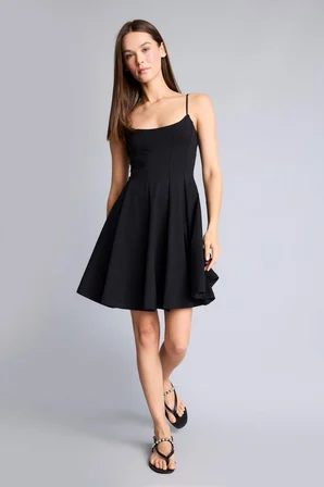 DeFacto Straplez Siyah Mini Elbise I1329AX26SMBK81