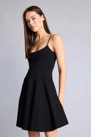 DeFacto Straplez Siyah Mini Elbise I1329AX26SMBK81