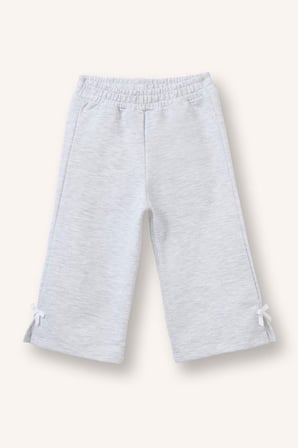 DeFacto Bisiklet Yaka Basic Sweatshirt Esnek Belli Eşofman Altı 2'li Takım Kız Bebek I5623A526WNGR28