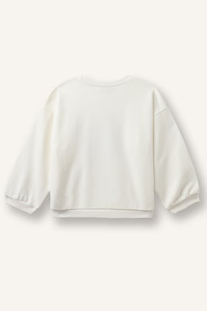 DeFacto Baskılı Bisiklet Yaka Sweatshirt Kız Bebek I1725A526AUER105