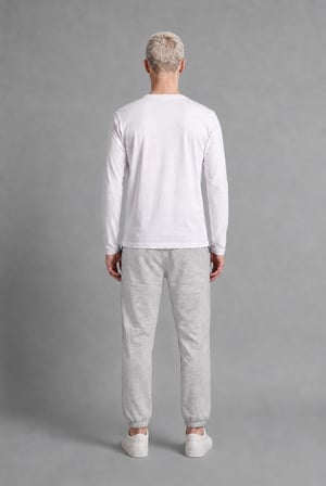 DeFacto Slim Fit Bağcıklı Fermuar Cepli Pike Jogger Eşofman Altı E9427AX26AUGR369
