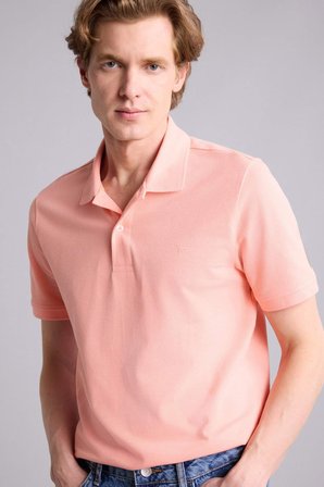 DeFacto %100 Pamuk Slim Fit Dar Kesim Polo Yaka Nakışlı Kısa Kollu Tişört D7665AX26SMOG99