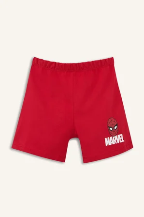 DeFacto %100 Pamuk Galatasaray Kısa Kollu Pijama Üst Şort Pijama Alt 2'li Pijama Takımı Erkek Çocuk H3502A526SMRD79
