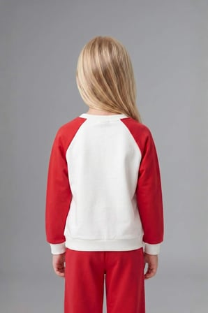 DeFacto Regular Fit Ayıcıklı Uzun Kollu Üst Lastikli Paça Alt 2'li Takım Kız Bebek I3661A526AURD70