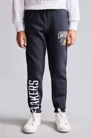 DeFacto NBA Los Angeles Lakers Regular Fit Lastikli Paça Baskılı Eşofman Altı Erkek Çocuk F4088A826WNAR138
