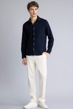 REGULAR FIT %100 Pamuk Gömlek G7021AX26SMNV82