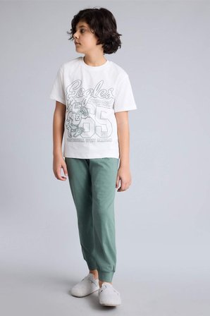 DeFacto %100 Pamuklu 2'li Pijama Takımı Erkek Çocuk H3538A826SMER105