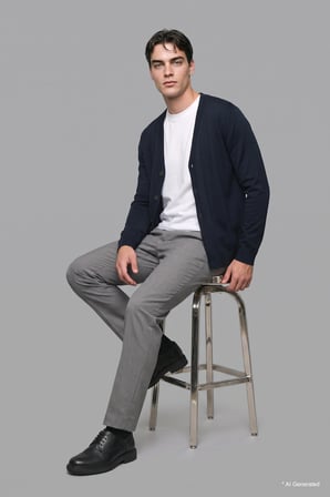 Standart Fıt Triko Hırka