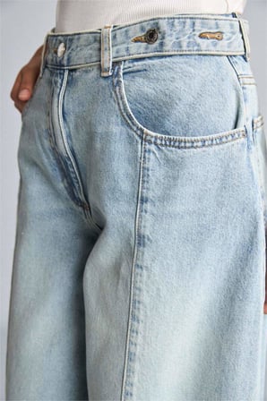 DeFacto %100 Pamuk Barrel Fıt Jean Pantolon H6906AX26AUNM39