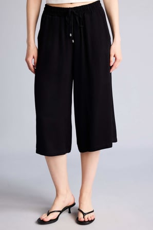 DeFacto Yüksek Bel Crop Fit Belmando Kapri I6798AZ26SMBK81