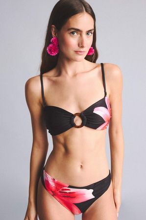 DeFacto Regular Fıt Çiçekli Bikini Alt G5301AX26SMBK81