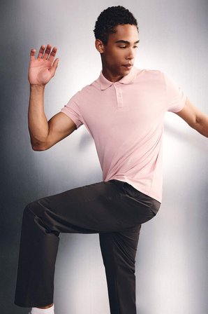 DeFacto Slim Fit Polo Yaka Sporcu Pike Kısa Kollu Tişört D9779AX26SPPN703