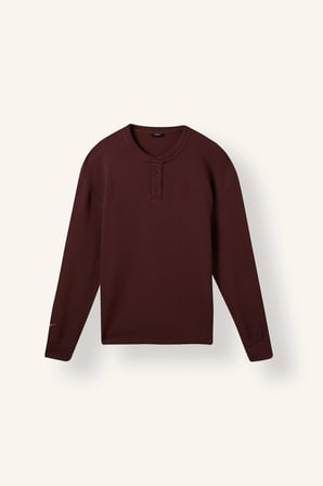 Boxy Fıt Bisiklet Yaka Baskılı Waffle Sweatshirt