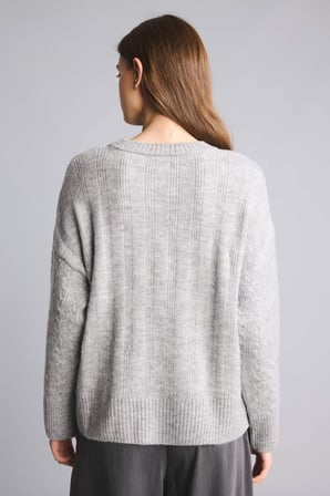 DeFacto Oversıze Bisiklet Yaka Triko Kazak F5235AX26WNGR349