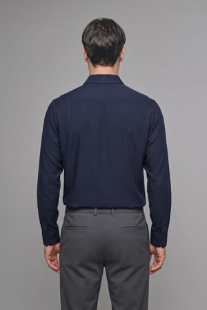 DeFacto Regular Fit Polo Yaka Modal Uzun Kollu Gömlek H5254AX26AUNV253