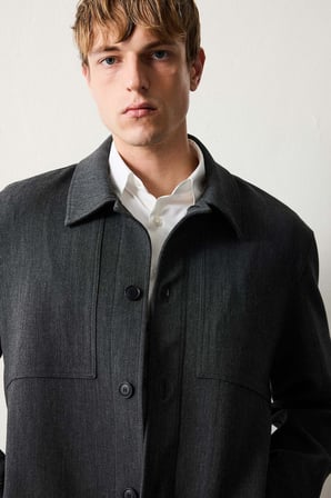 Regular Fıt Polo Yaka Astarlı Blazer Ceket
