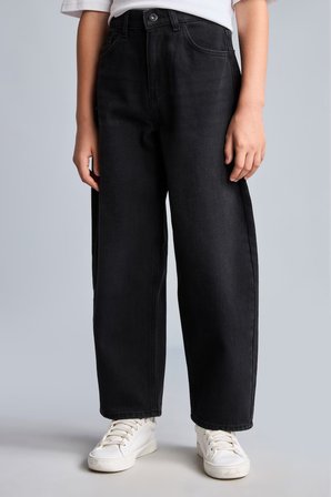 DeFacto Barrel Fit Düz Paça Rahat Kesim Jean Pantolon Erkek Çocuk H2198A826WNNM40