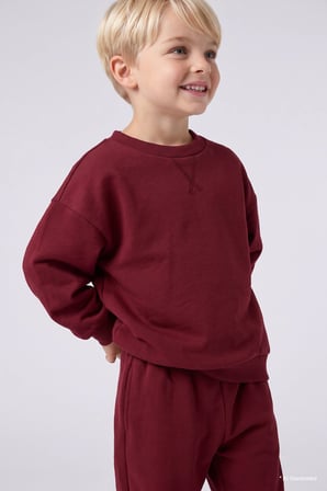 Bisiklet Yaka Uzun Kollu Üst Lastikli Paça Alt 2'li Takım Erkek Bebek