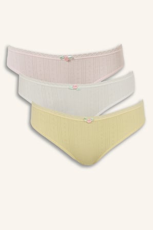DeFacto 3'lü Slip Külot I3996AX26AUYL149