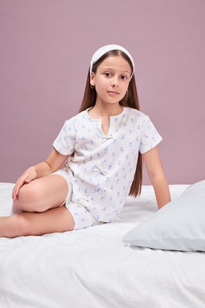 DeFacto Regular Fıt 2'li Pijama Takımı Kız Çocuk H5755A826SMER105