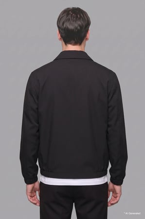 Regular Fit Düğmeli Yaka Cepli Mont