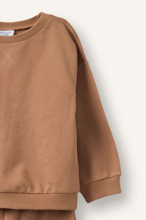 DeFacto Uzun Kollu Sweatshirt Elastik Belli Eşofman Altlı 2'li Takım Erkek Bebek H5617A526AUBG704