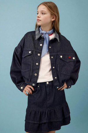 DeFacto Denim Ceket Kız Çocuk H2269A826SPNM28