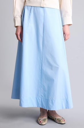 DeFacto A Kesim Poplin Maxi Etek H1920AX26SMBE745