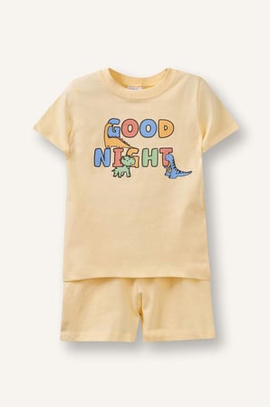 DeFacto Hayvan Desenli 2'li Pijama Takımı Erkek Bebek G8864A526SMYL522