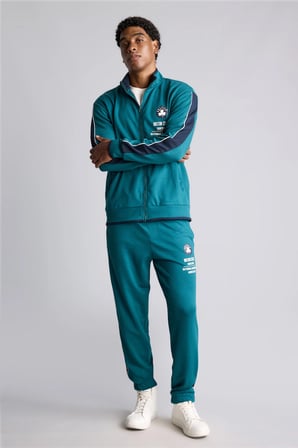 DeFacto NBA Boston Celtics Yan Şeritli Standart Fit Dalgıç Kumaş Jogger H7761AX26AUGN1020