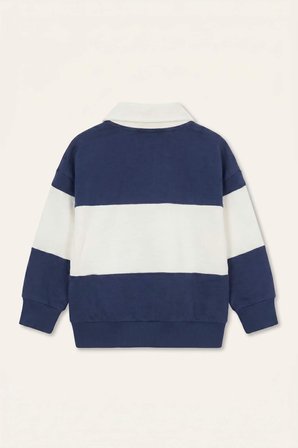 Oversıze Polo Yaka Kolej Baskılı Sweatshirt Kumaşı Sweatshirt Erkek Bebek