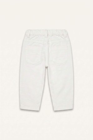 Baggy Fıt Gabardin Pantolon Kız Bebek