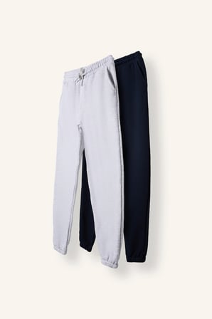 DeFacto Regular Fit Lastikli Paça 2'li Jogger Eşofman Altı Erkek Çocuk I0596A826AUGR400