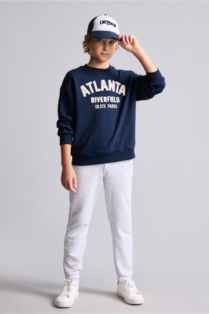 DeFacto Regular Fit Lastikli Paça 2'li Jogger Eşofman Altı Erkek Çocuk I0596A826AUGR400