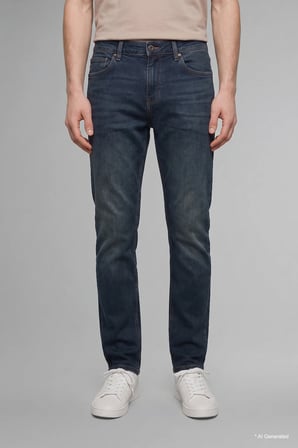Sergıo Regular Fıt Normal Bel Boru Paça Jean Pantolon