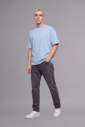 DeFacto Kırışmaz Pamuklu Nefes Alabilen Oversize Tişört X3926AZ26AUBE177