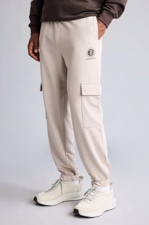 NBA Brooklyn Nets Standart Fit Kargo Cepli Jogger Eşofman Altı